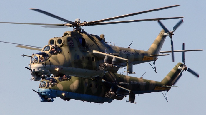 army gear, army, helicopters, Mil Mi, 24