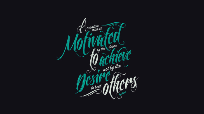 typography, motivational, inspirational, simple background, quote, creativity