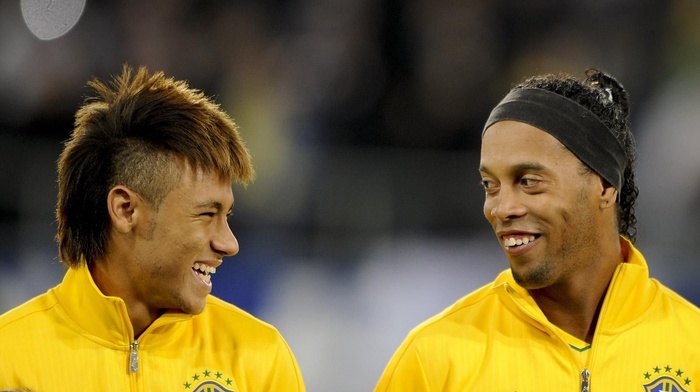 Ronaldinho, Neymar, soccer, Brasil, footballers