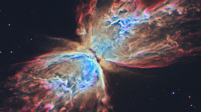 supernova, Butterfly Nebula, space