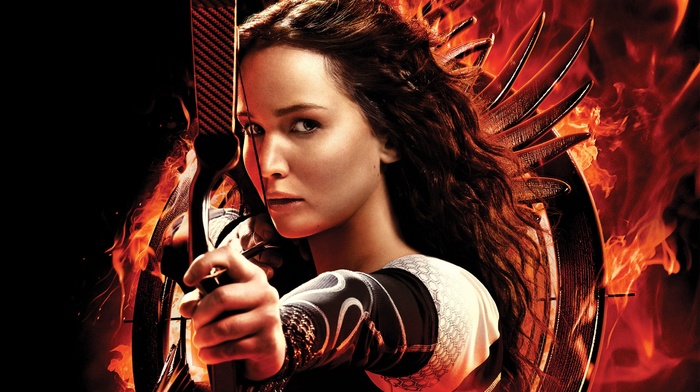 movies, Hunger Games, girl, Jennifer Lawrence, The Hunger Games