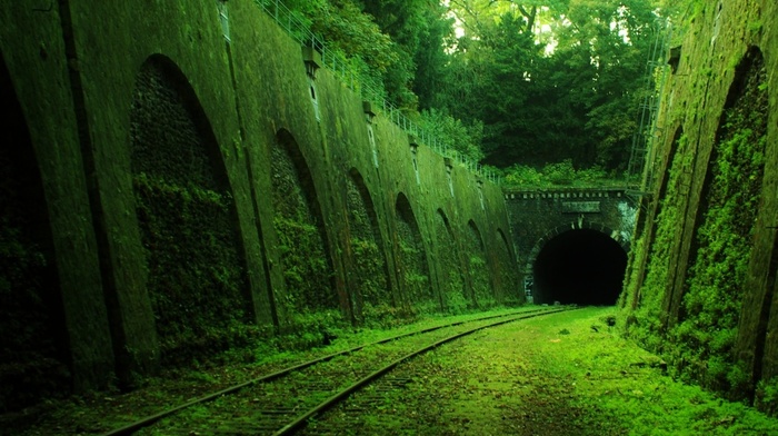 tunnel, railway, abandoned