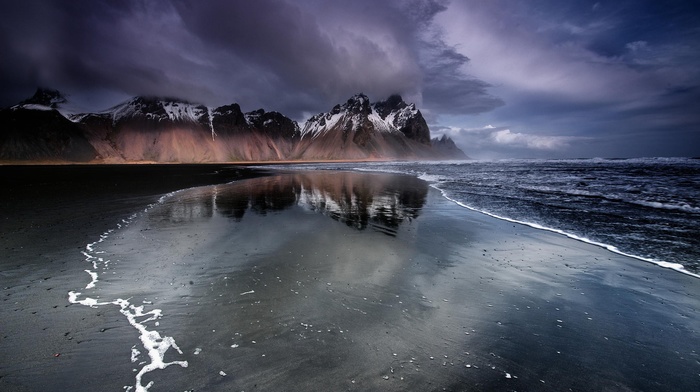 Iceland, beach, sea, nature, landscape