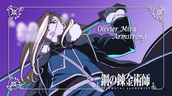 Fullmetal Alchemist Brotherhood, Olivier Milla Armstrong