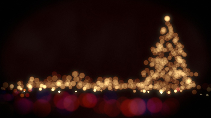 Christmas, blurred