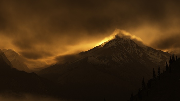 mountains, landscape