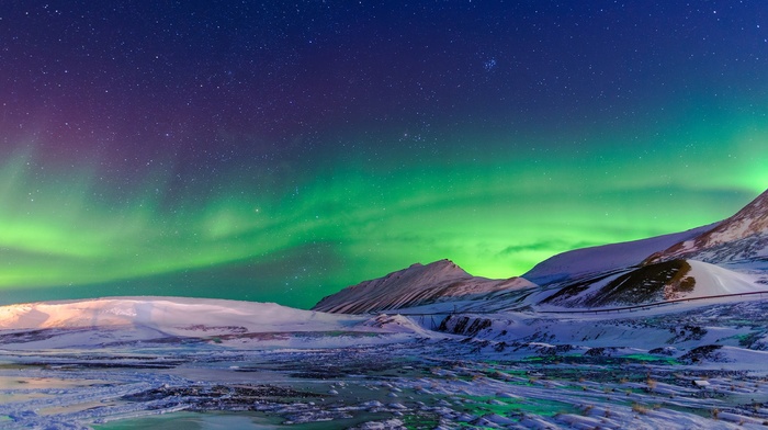 aurorae, Norway, nature