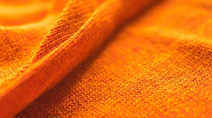 yellow, orange, macro, cloth