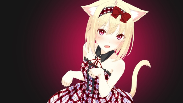 cat girl, nekomimi, anime girls, anime