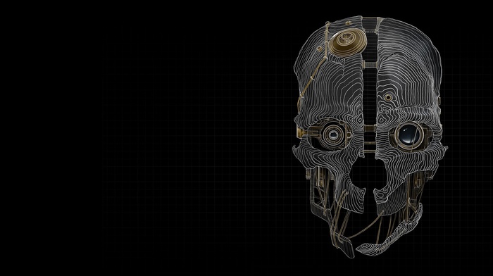 skull, Dishonored, mask, video games, Bethesda Softworks, steampunk