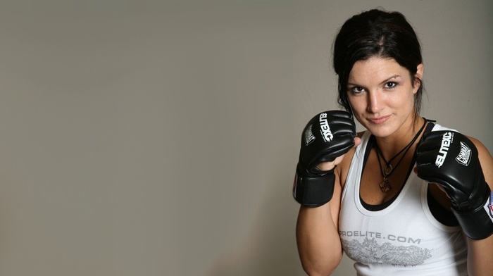 actress, brunette, Gina Carano