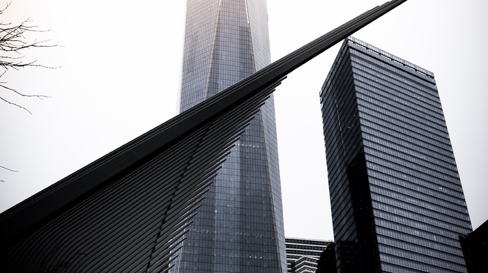 One World Trade Center, modern, skyscraper, Manhattan, USA, New York City