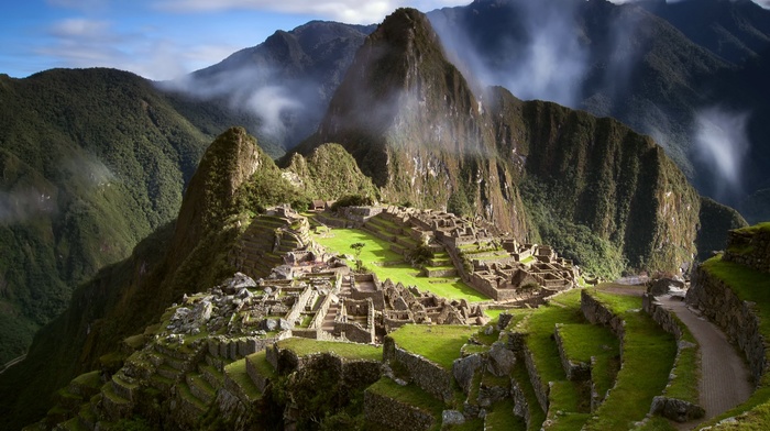 landscape, South America, mountains, Machu Picchu, Peru