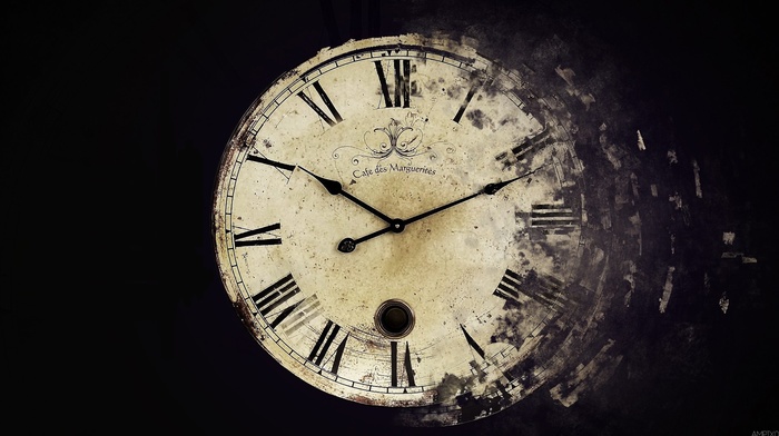 clocks, old, time