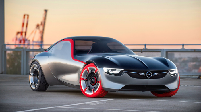 car, vehicle, Opel GT, concept cars