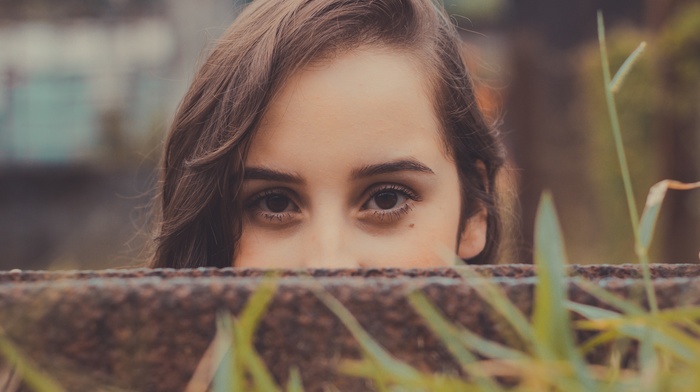 brown eyes, girl, brunette