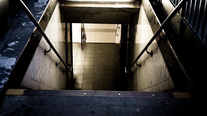 stairs, metro, New York City