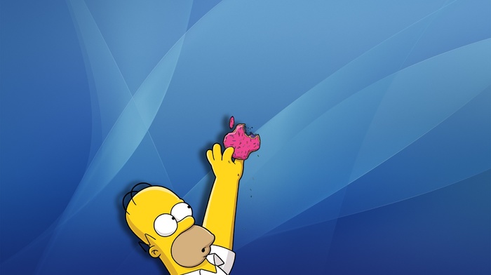 imac, Homer Simpson, humor, Apple Inc.