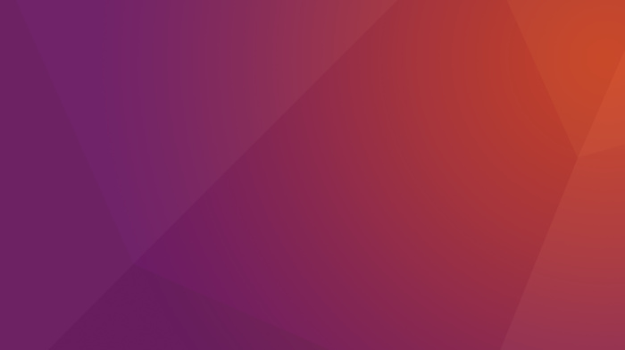 Linux, gradient, minimalism, Ubuntu