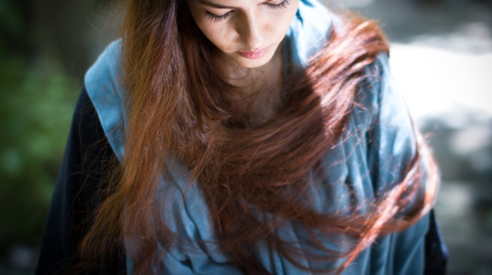 girl, long hair