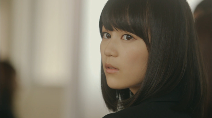 girl, Nogizaka46, looking at viewer, black hair, brown eyes, short hair, brunette, Asian