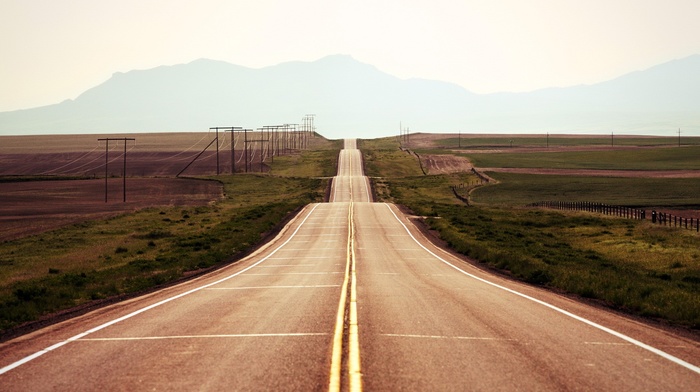 landscape, road