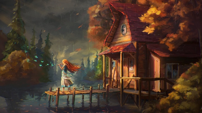 cabin, fairy tale