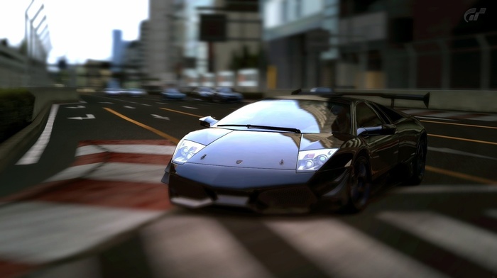 car, Gran Turismo 5, video games, Lamborghini, Lamborghini Murcielago LP 670, 4 SV