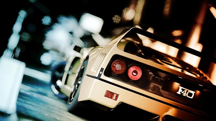 car, vehicle, video games, Ferrari F40, Gran Turismo 5