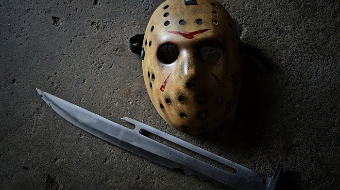 Jason Voorhees, mask, machete