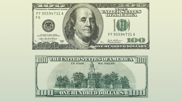 dollars, green background, money