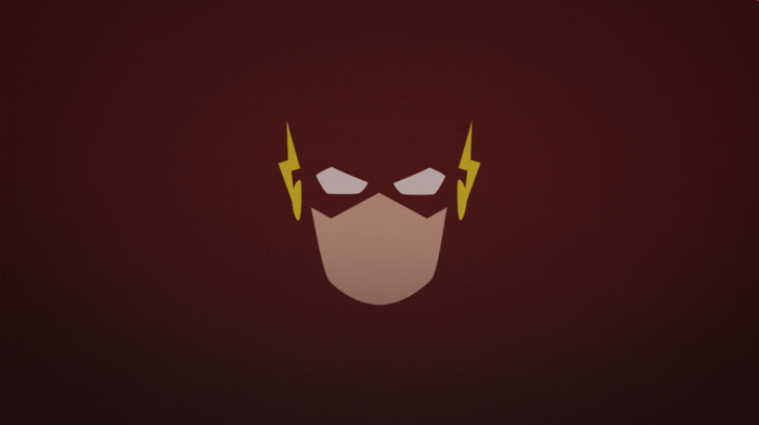 arrows, The Flash, Flash, speed triple, red, face