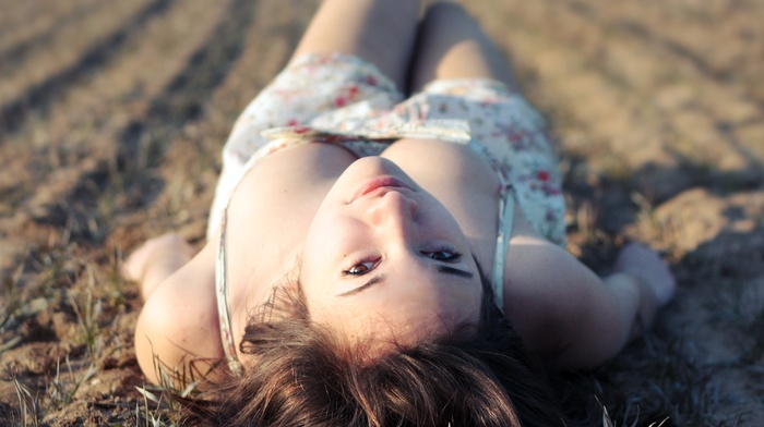 long hair, girl, eyes