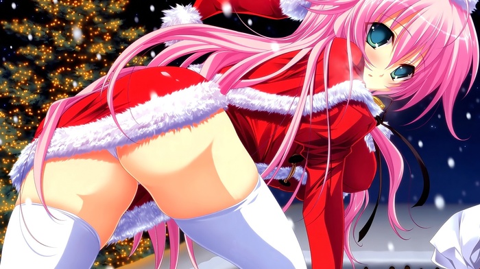 anime, Ama Ane, anime girls, Yashima Yuzuki, visual novel, Christmas