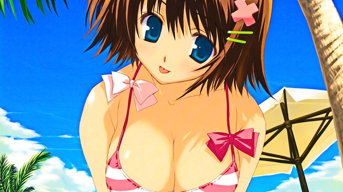 anime, bikini, original characters, anime girls