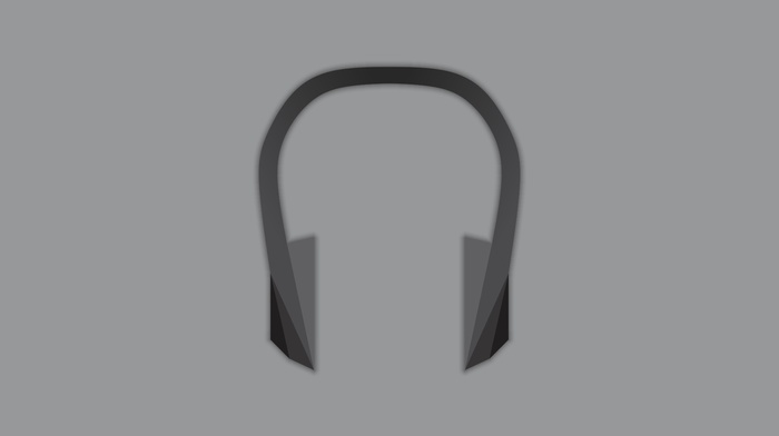 vector, music, headphones