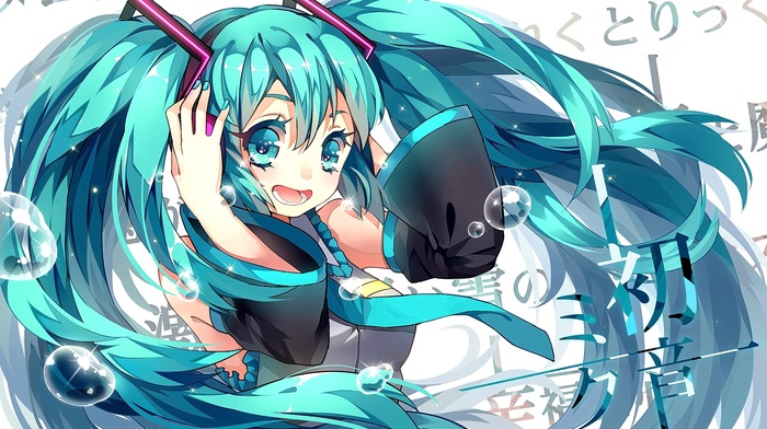 anime, anime girls, twintails, Vocaloid, Hatsune Miku