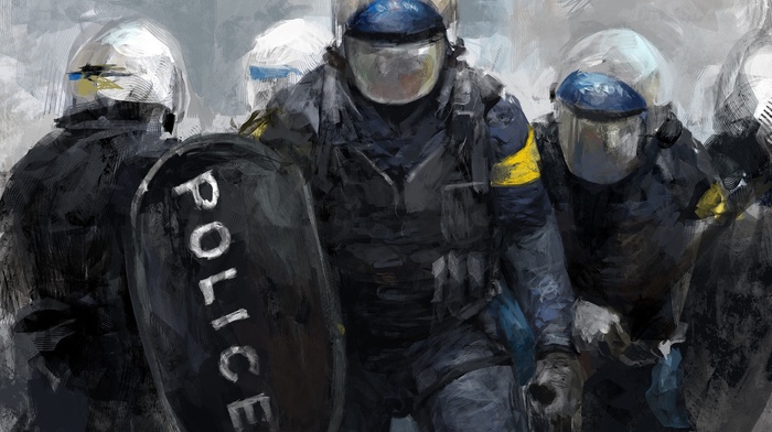 artwork, police
