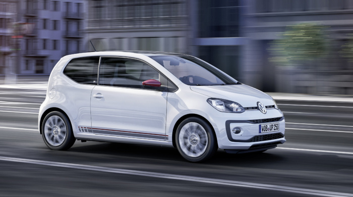 motion blur, vehicle, Volkswagen Up, car