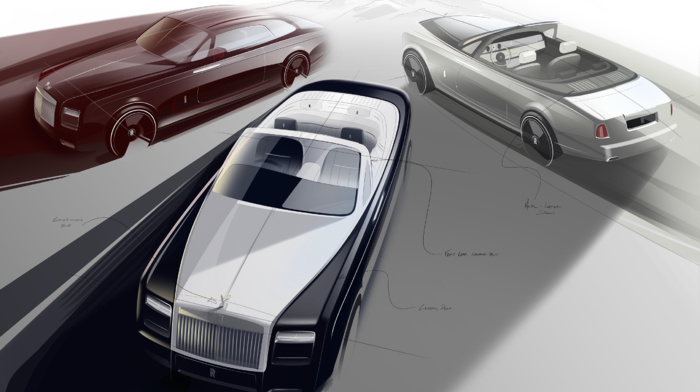 vehicle, car, concept art, Rolls, Royce Phantom