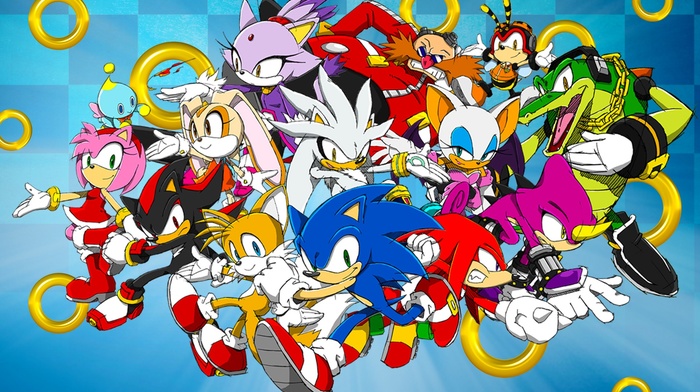 Sonic, Tails character, Knuckles, Sonic the Hedgehog, Shadow the Hedgehog