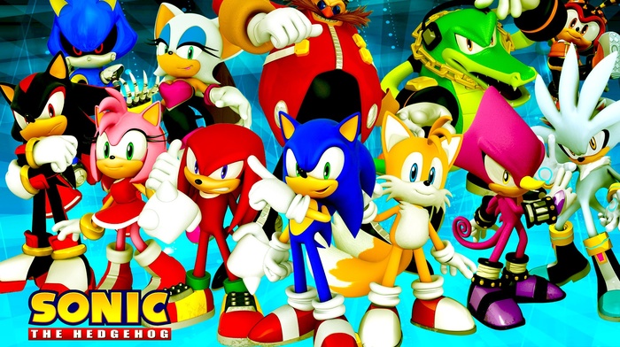 Metal Sonic, Sonic the Hedgehog, Tails character, Shadow the Hedgehog, Sonic, Knuckles