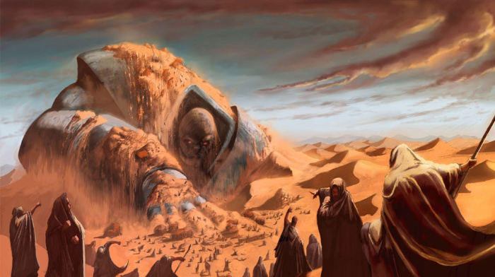 desert, giant, Apocalypse character