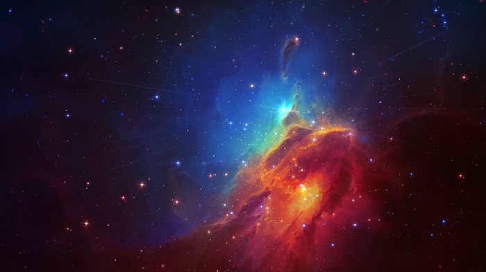 nebula, space
