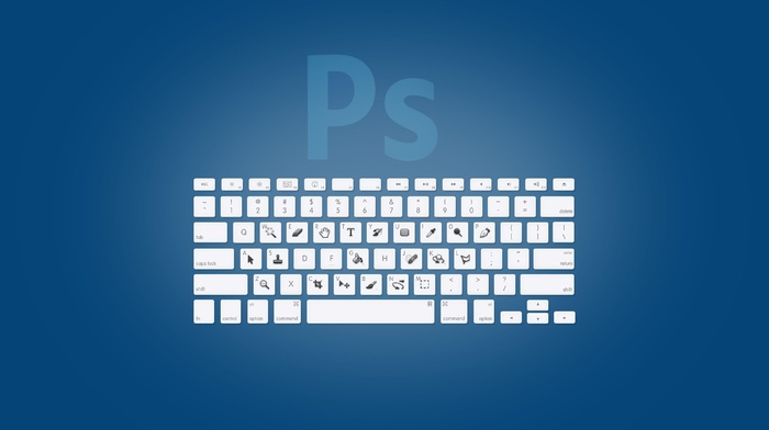 shortcuts, photoshop, blue, keyboards, keys