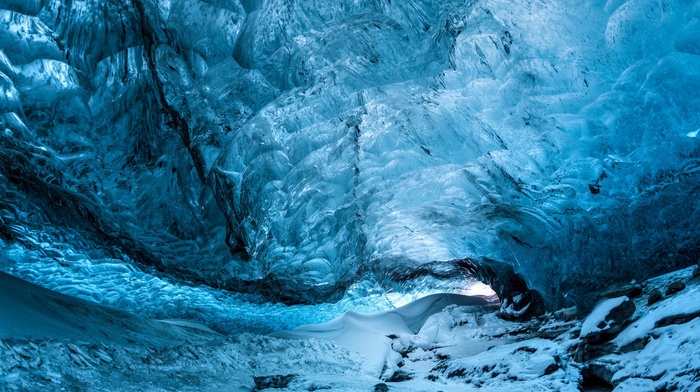 photography, snow, ice, cave