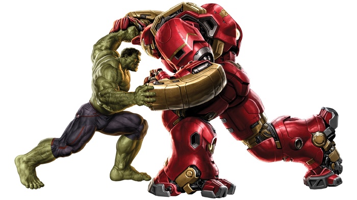 Hulk, artwork, Hulkbuster