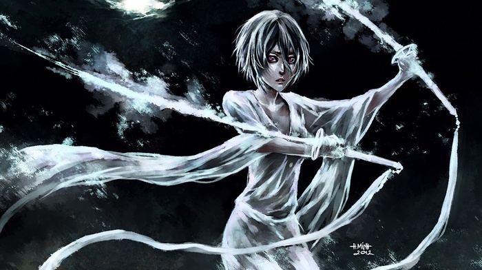 Kuchiki Rukia, Bleach, artwork, NanFe