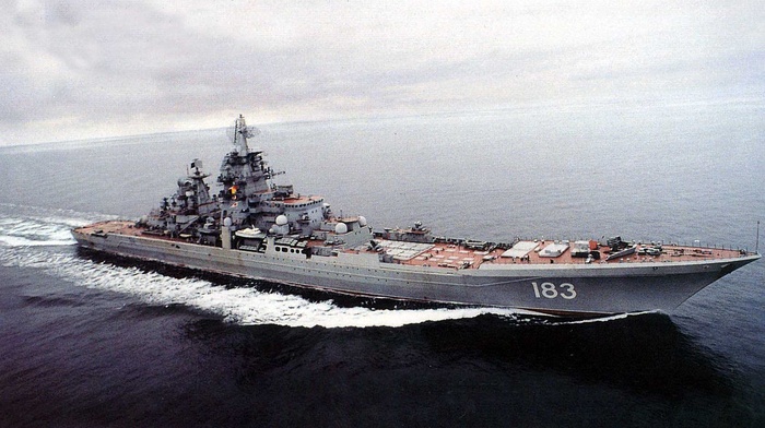 Russian Navy, Kirov Class Battlecruiser, Pyotr Velikiy