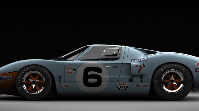 race cars, Ford GT40, car
